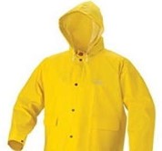 Yellow rain suit